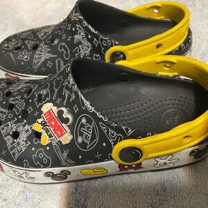 Disney kids crocs size 1